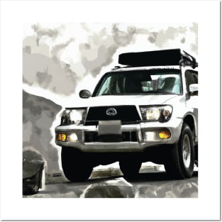 Toyota Land cruiser rocky road Posters and Art